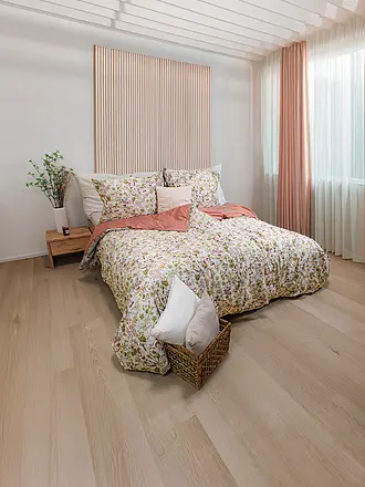 FLEURESSE | Biancheria da letto in raso 70x90cm/140x200cm MODERN GARDEN B Misty Rose | 